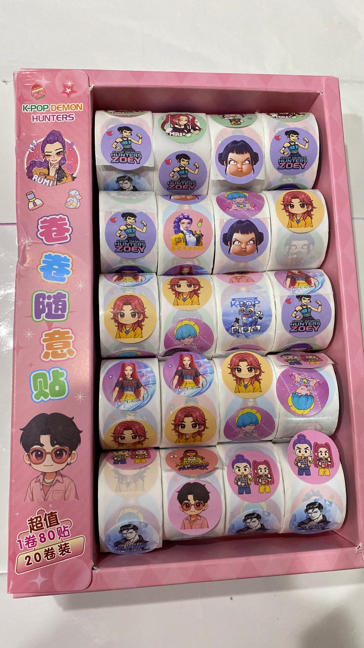 Kpop roll stickers