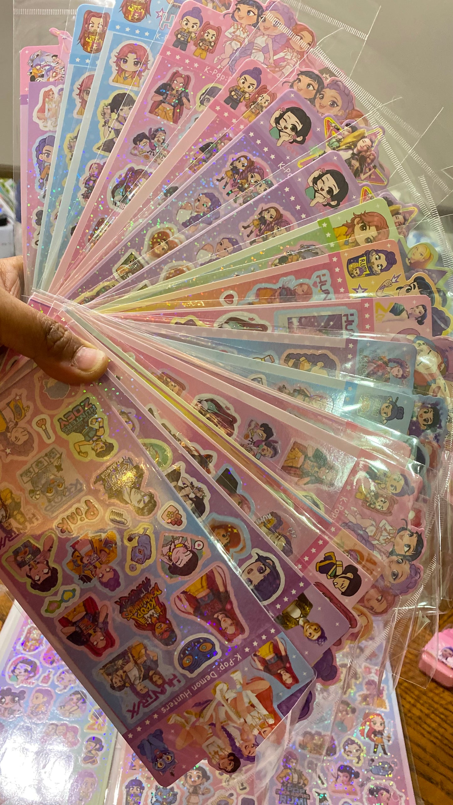 Kpop shiny stickers