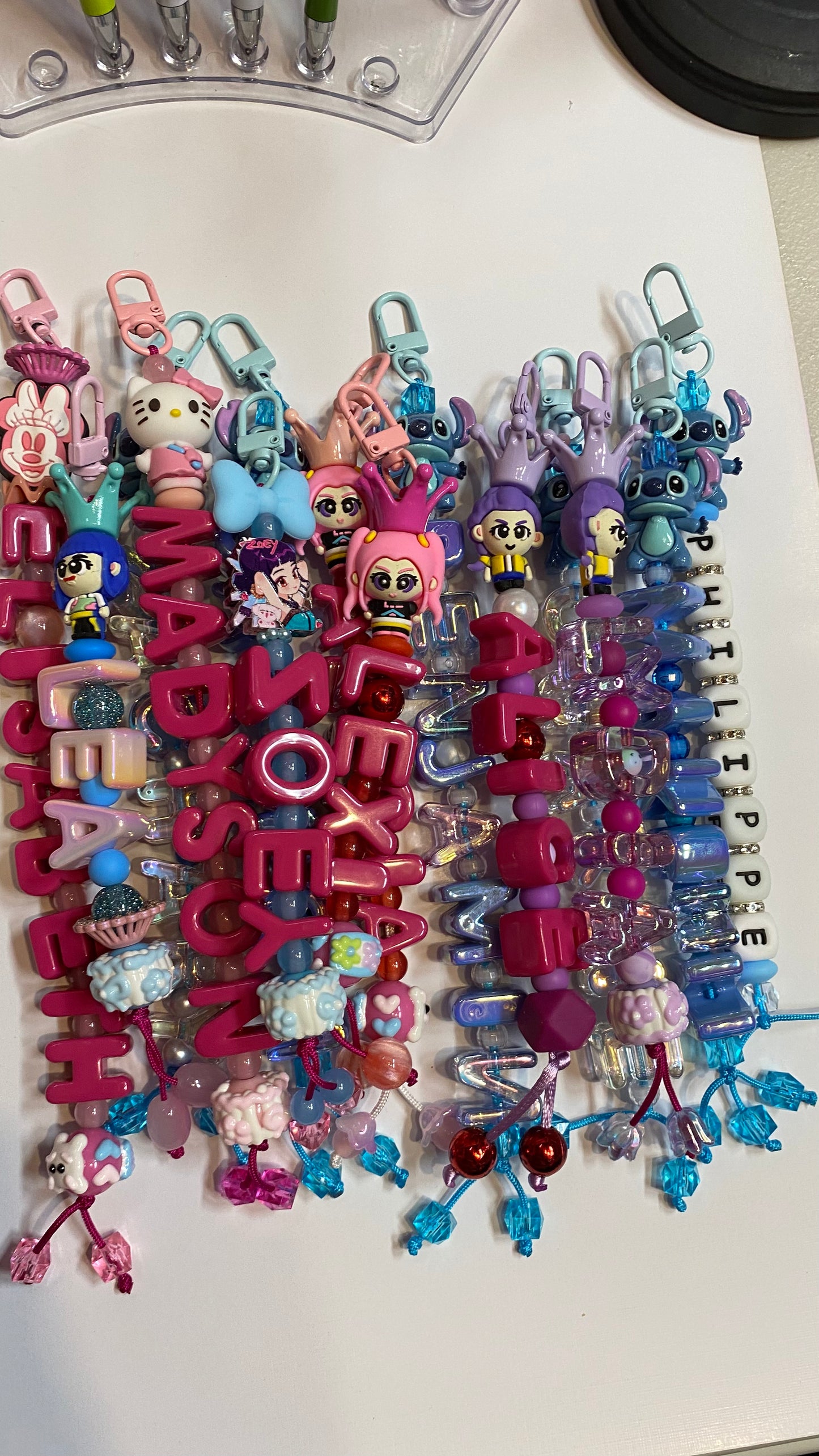 Personalized keychain names