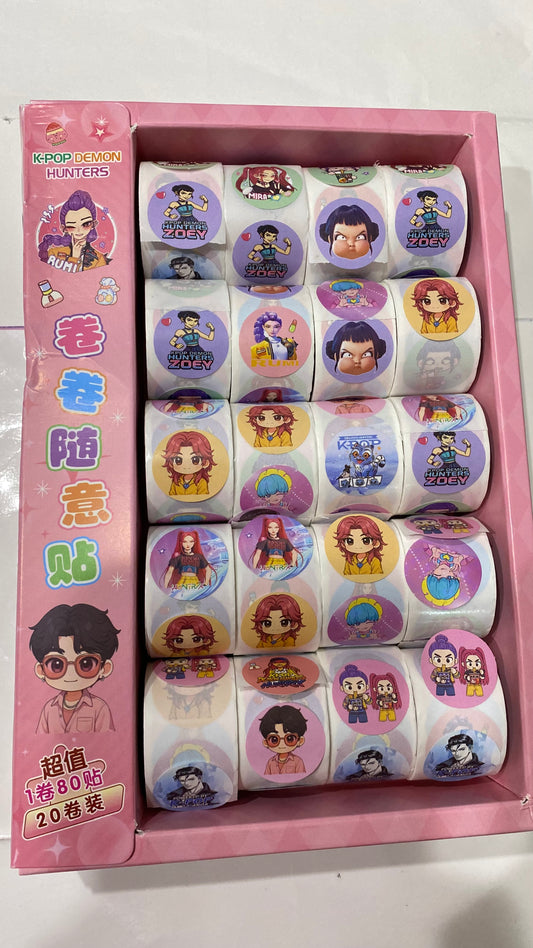 Kpop roll stickers