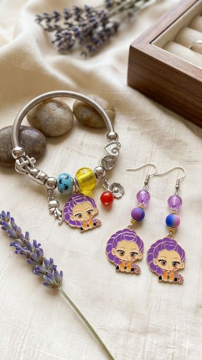 Kpop bracelets and earring available