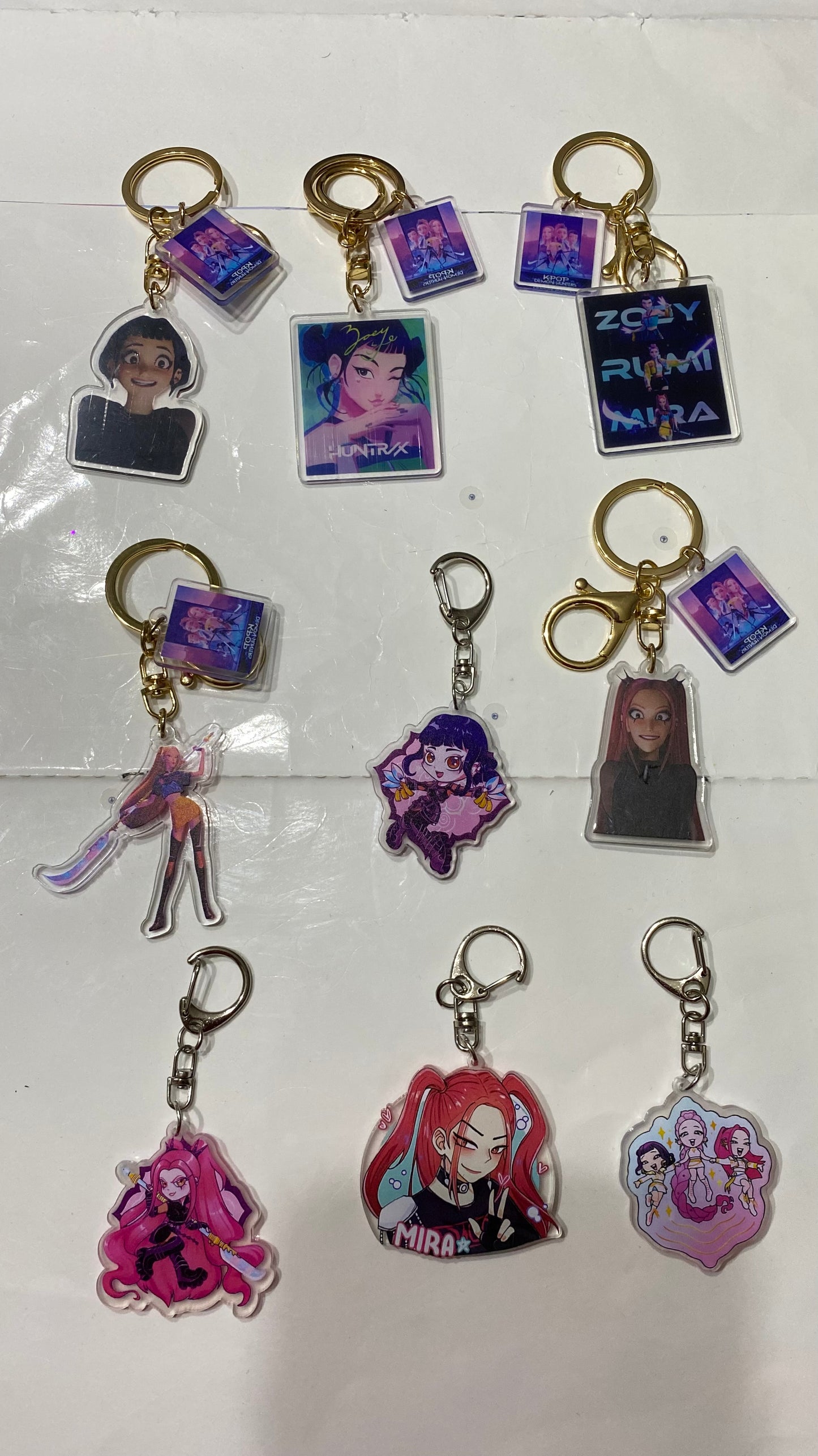 Kpop arcylic keychain