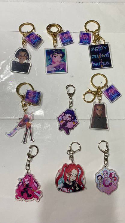 Kpop arcylic keychain