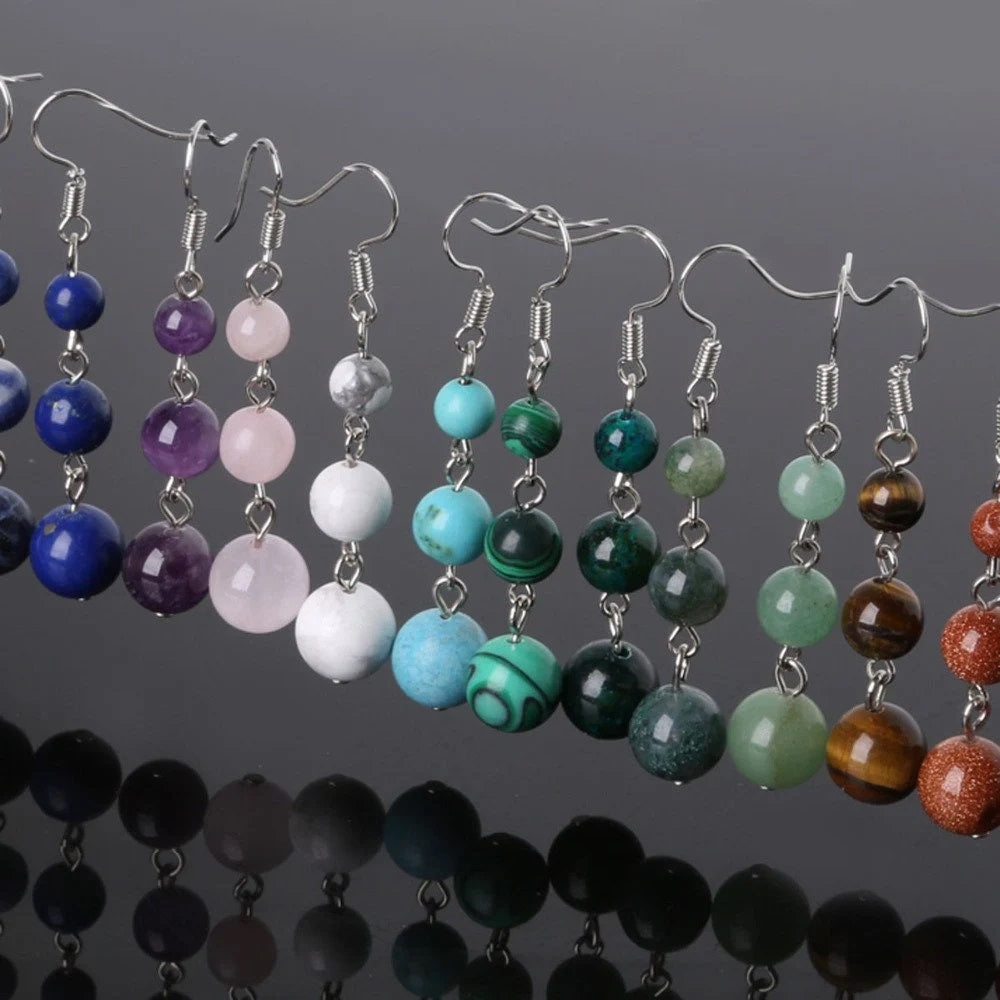 Crystal earings handmade