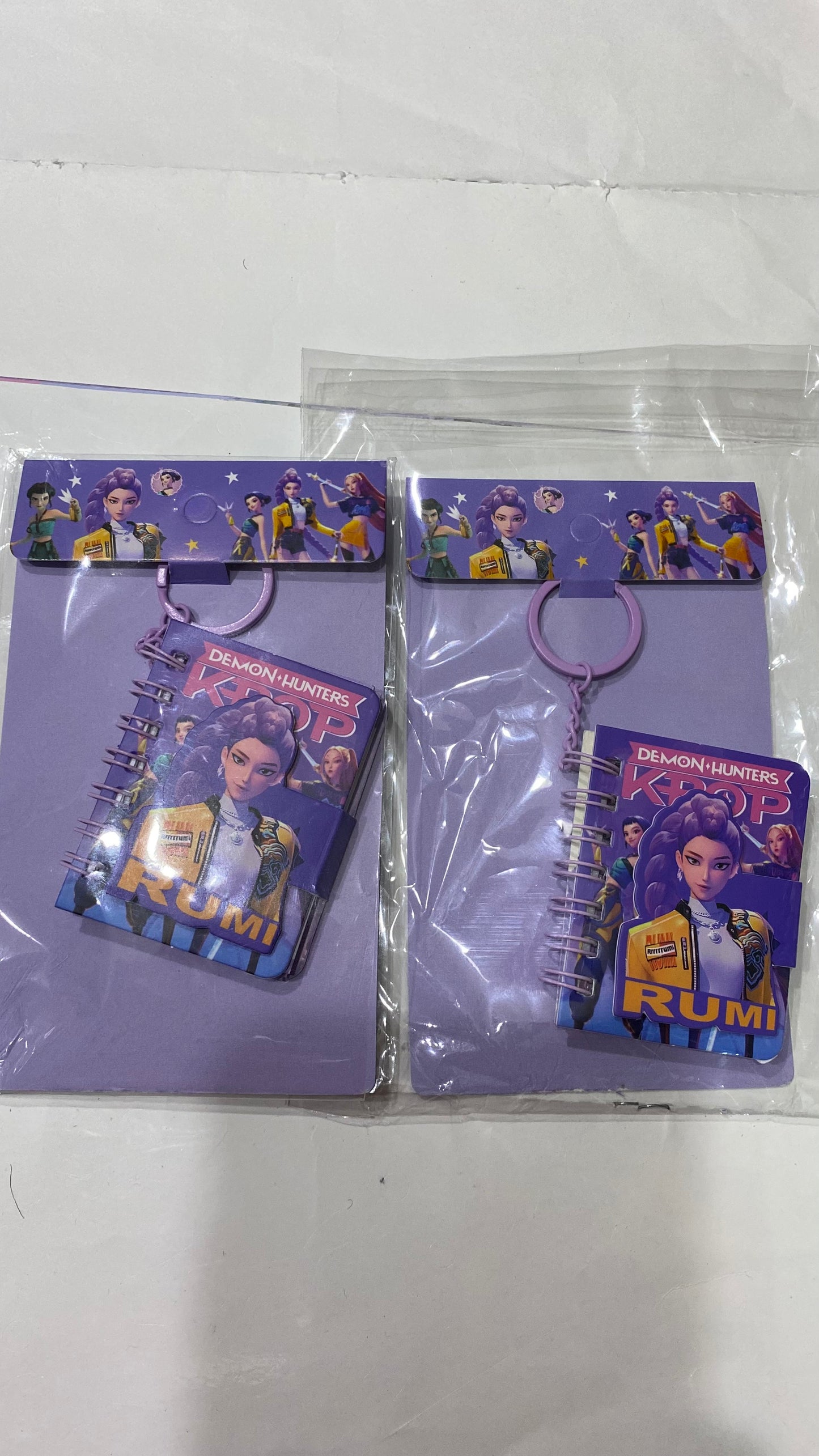 Kpop keychains notebook